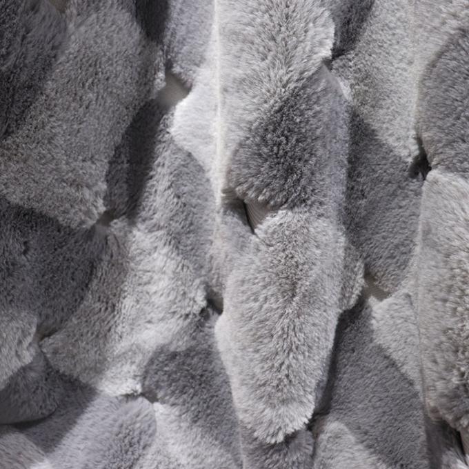 Poliéster Coral Fleece Lightweight Blanket Falso Fur Blanket Para Inverno 320gm 3