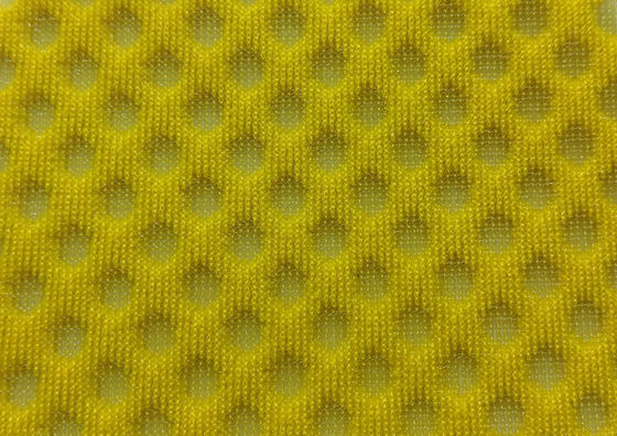 Good price Tecido de malha de poliéster elástico Tecido de malha de espaço semi-transparente 240 - 450GSM on-line