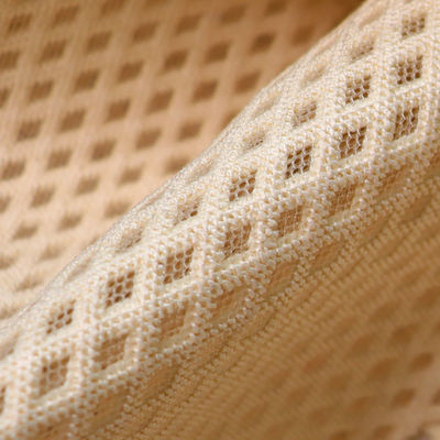 Tecido de malha de poliéster 3d de nylon Airmesh Tecido de malha de poliéster de malha de poliéster de malha esportiva de tricô