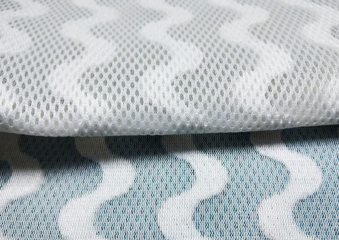 Jacquard Tearproof 3D Mesh Material Reciclado Poliéster 3mm 0