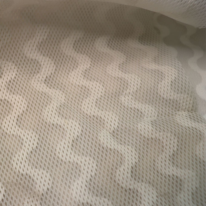 Jacquard Tearproof 3D Mesh Material Reciclado Poliéster 3mm 1