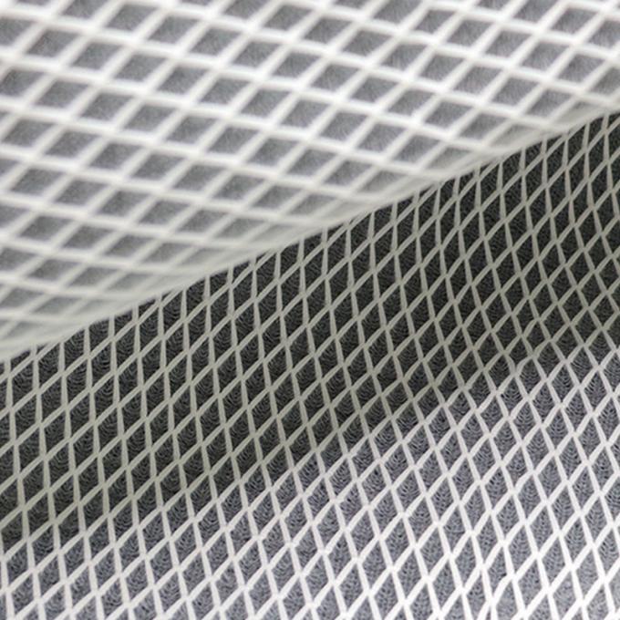 Tecido de malha espaçadora de 2 mm preto de alta transpirabilidade Filtro de ar Tecido de malha 2