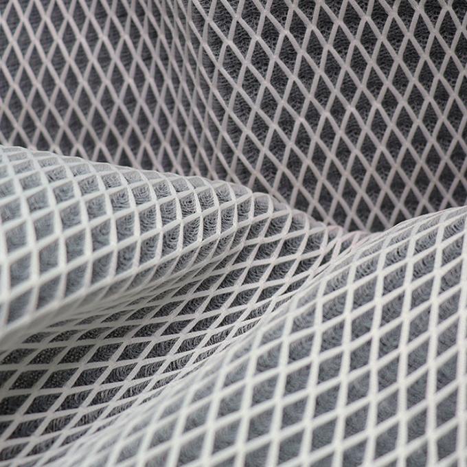 Tecido de malha espaçadora de 2 mm preto de alta transpirabilidade Filtro de ar Tecido de malha 1
