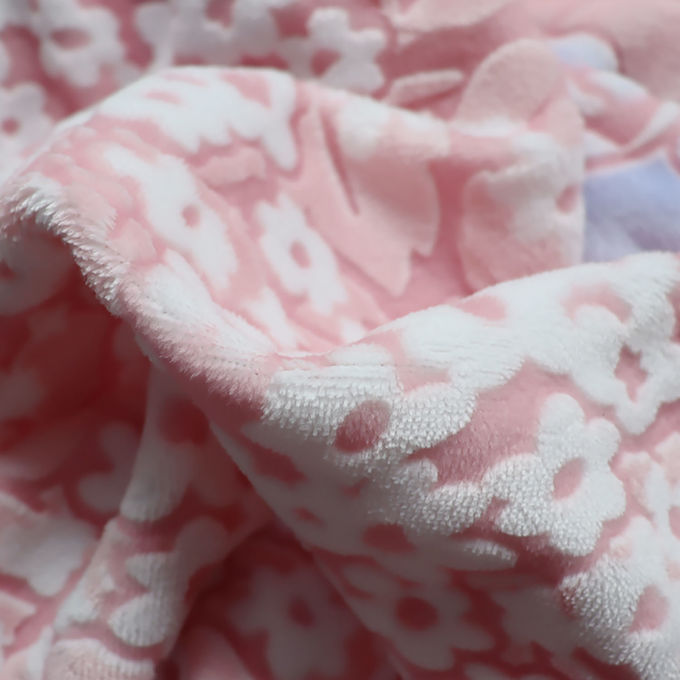 Poliéster Coral Fleece Blanket Duplo Lado Falso Puro Cama Lançar Ghost Blanket 5