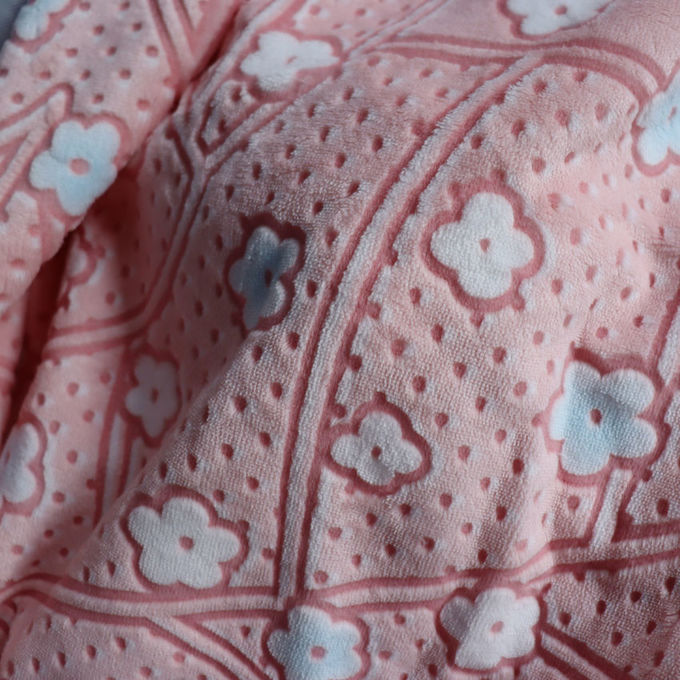 Poliéster Coral Fleece Blanket Duplo Lado Falso Puro Cama Lançar Ghost Blanket 3