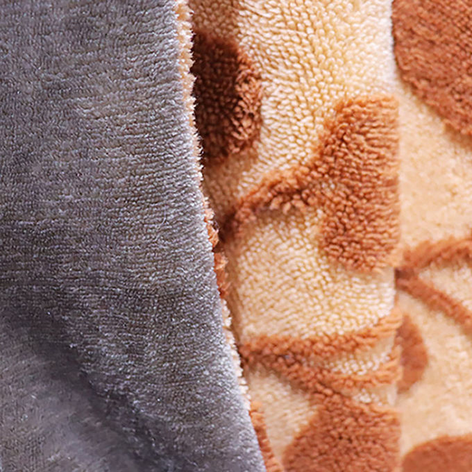 Soft Confort Micro Coral Plush Quebra-cabeça Falsa de pele Quebra-cabeça para casa 6