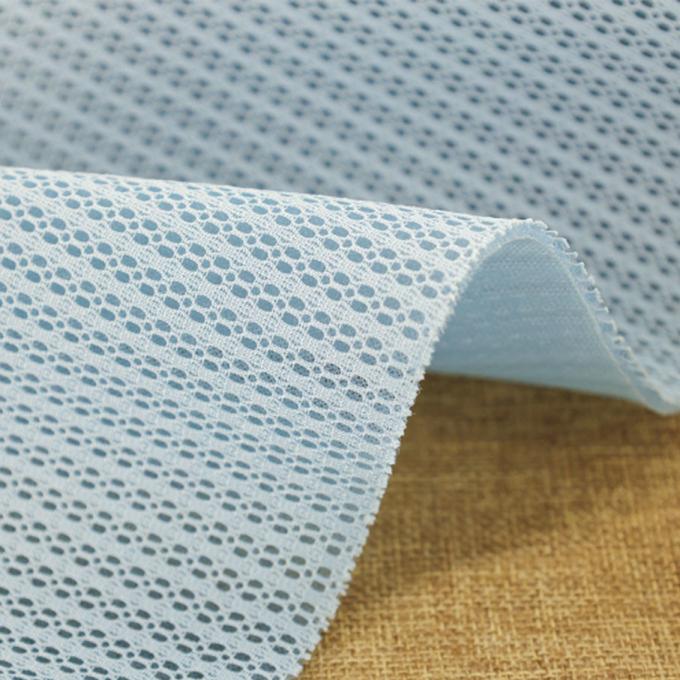 Tencel Poliéster 3D Spacer Mesh Poliéster malha de tricô inferior alongável 2