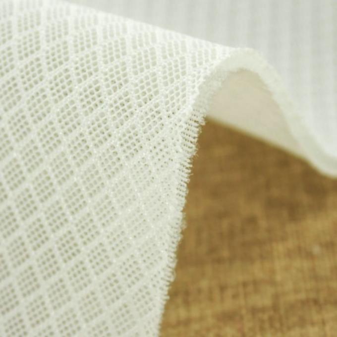 Material de malha de ar Jacquard plano Anti-abrasão Tecido de malha de ar para vestido 2