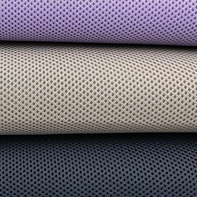 Anti-estática 3D Space Mesh Air Mesh Poliéster Esporte malha Tecido Anti-microbiano 3