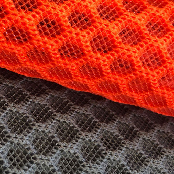 100% Poliéster Reciclado Rede de Poliéster Tecido Airmesh Material de Rede 3D 3