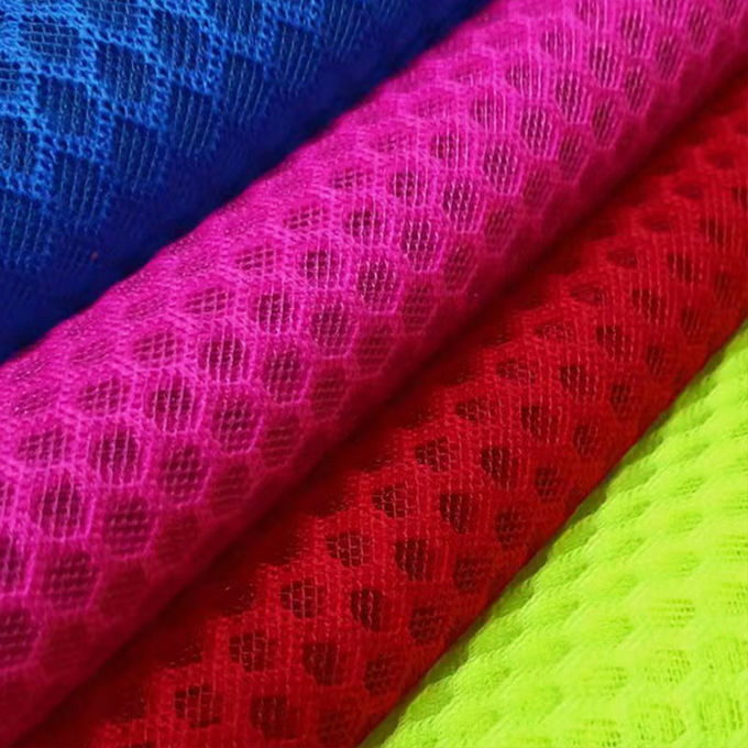 100% Poliéster Reciclado Rede de Poliéster Tecido Airmesh Material de Rede 3D 6
