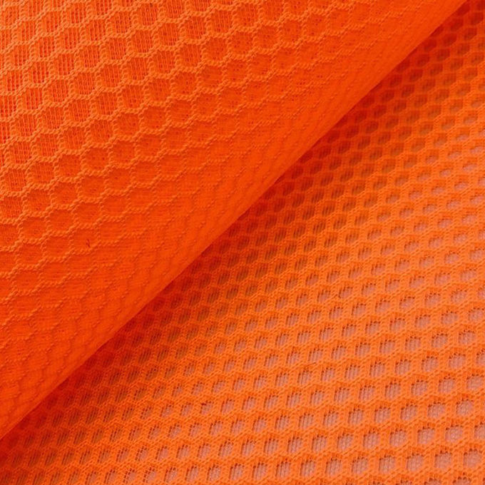 100% Poliéster Reciclado Rede de Poliéster Tecido Airmesh Material de Rede 3D 7