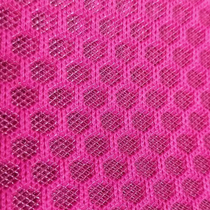 100% Poliéster Reciclado Rede de Poliéster Tecido Airmesh Material de Rede 3D 1