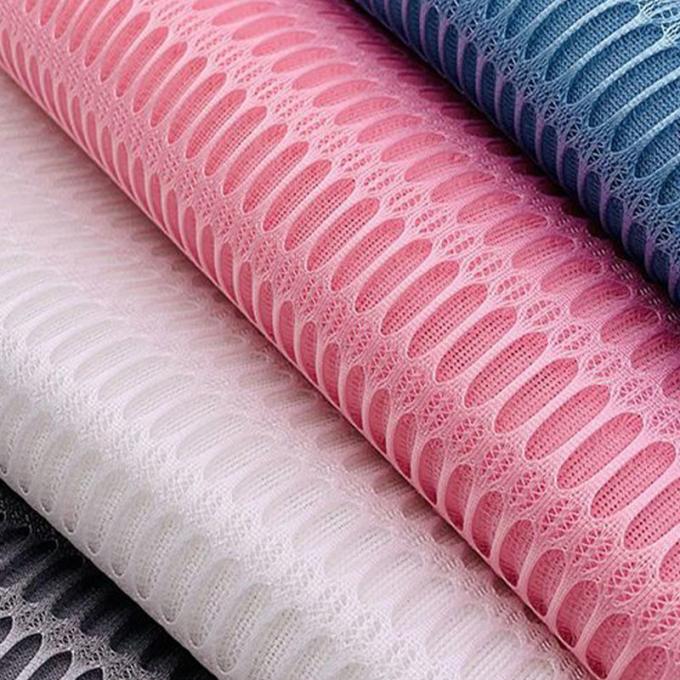 3mm Warp Knit Mesh Material de malha 3D resistente a rasgos 210GSM A 360GSM 2