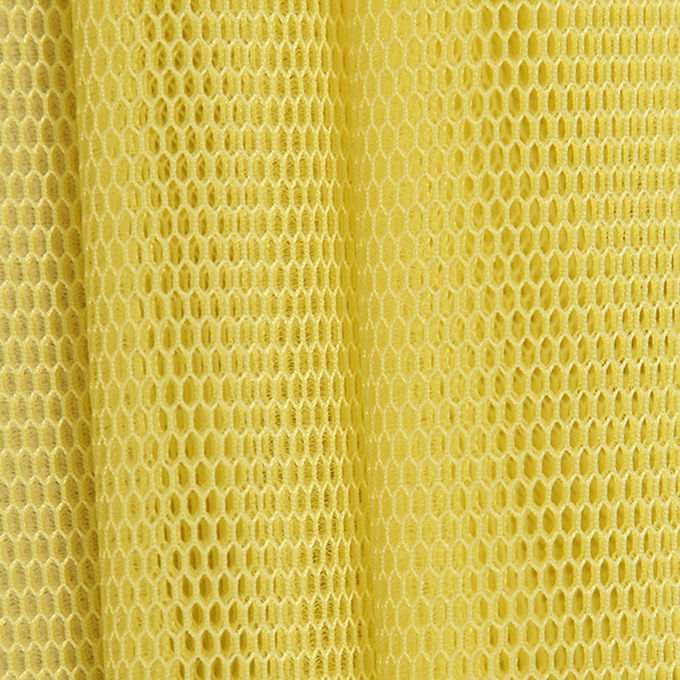 Memória 4mm 3D Material de malha de poliéster Tecido de malha de poliéster Muito respirável 4