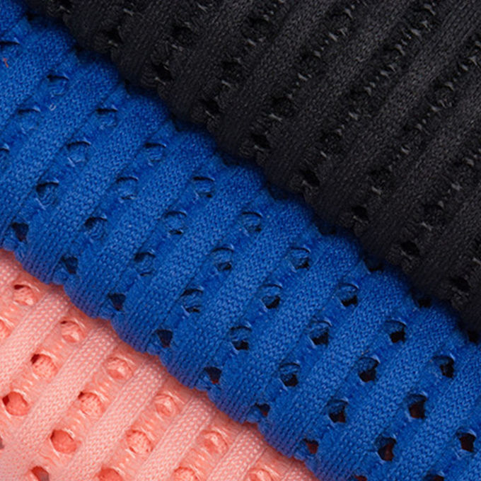 3 - 6mm 350 - 560GSM Warp Knit Mesh 3d Spacer Mesh Tecido Para Vestuário 5