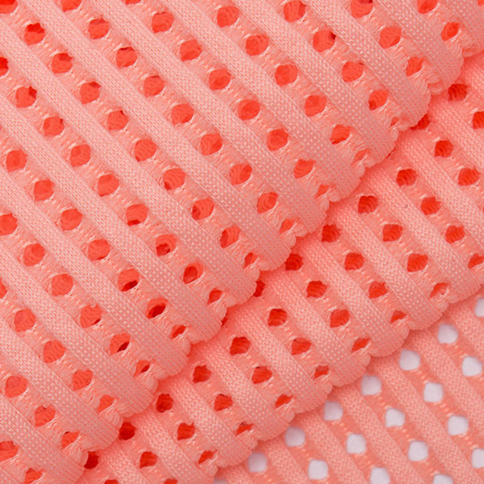 3 - 6mm 350 - 560GSM Warp Knit Mesh 3d Spacer Mesh Tecido Para Vestuário 2