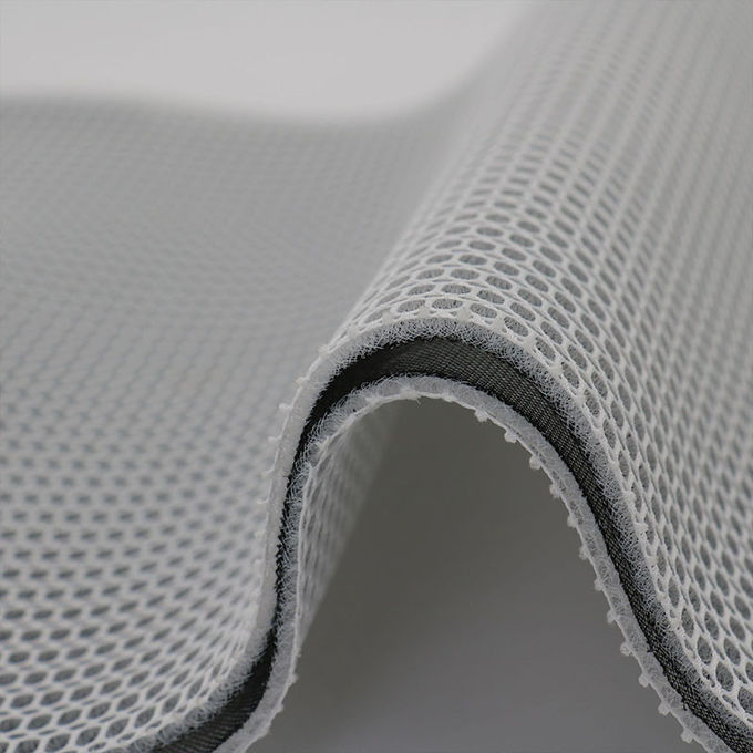3mm Grão 3D Material de malha 100% de poliéster malha de tecido absorvente de umidade 3
