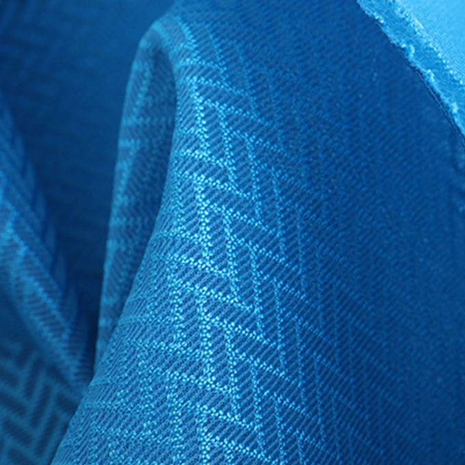 Tecido Jacquard Airmesh Flat Respirável Tecido Resistente a Rasgos Estirável 320GSM 2