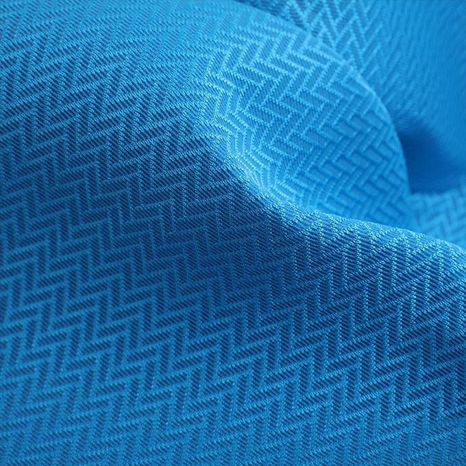 Tecido Jacquard Airmesh Flat Respirável Tecido Resistente a Rasgos Estirável 320GSM 1