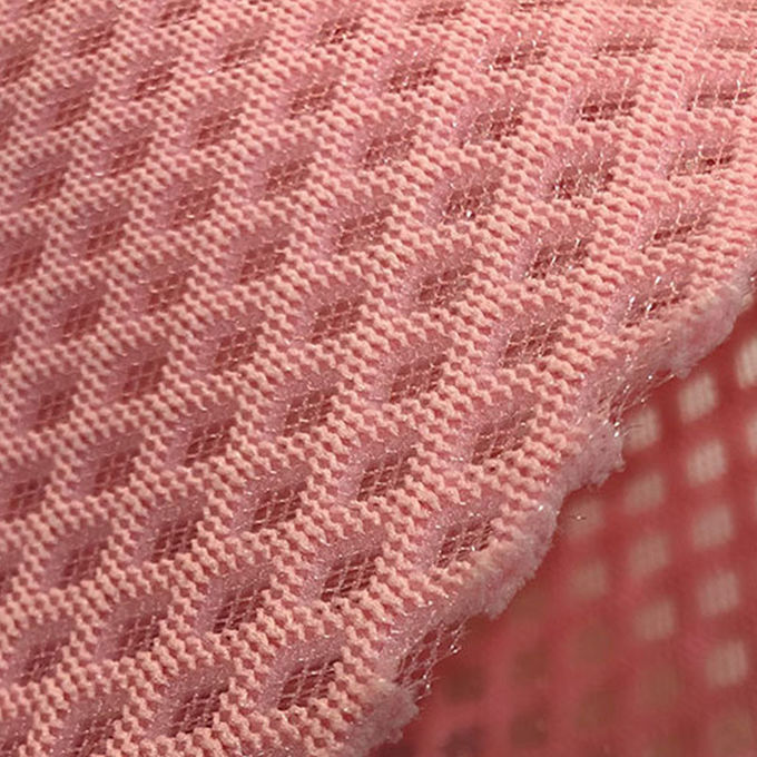Tecido de malha de poliéster 3d de nylon Airmesh Tecido de malha de poliéster de malha de poliéster de malha esportiva de tricô 4