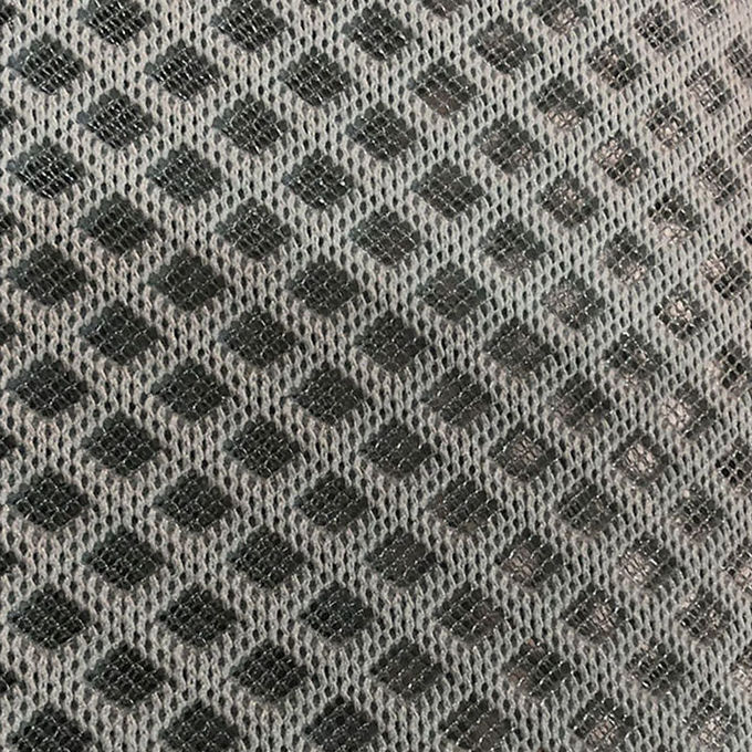 Tecido de malha de poliéster 3d de nylon Airmesh Tecido de malha de poliéster de malha de poliéster de malha esportiva de tricô 3