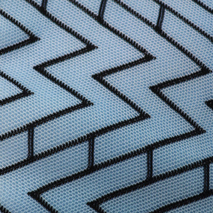 Dual Color 3D Spacer Mesh Lower Stretchable Airmesh Tecido de malha atlética de poliéster 2