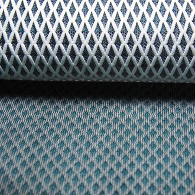 Tecido de malha espaçadora de 2 mm preto de alta transpirabilidade Filtro de ar Tecido de malha 4