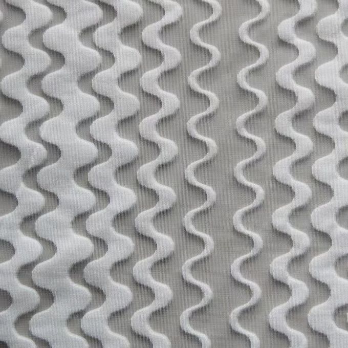 Jacquard Tearproof 3D Mesh Material Reciclado Poliéster 3mm 4